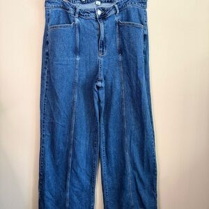 AVA & VIV Wide Leg Jeans | Size 17 | High Rise Denim | Modern Vibe